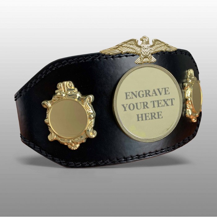 TITLE BELT - BUD004/G/ENGRAVEG - AVAILABLE IN 4 COLOURS